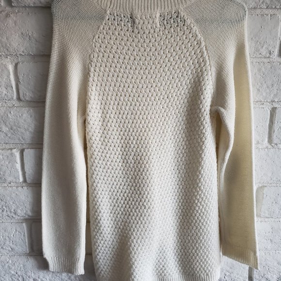 Cream Crew Neck Sweater - Picture 2 of 3
